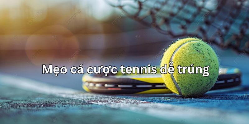 Hướng dẫn cá cược tennis mẹo chơi dễ trúng